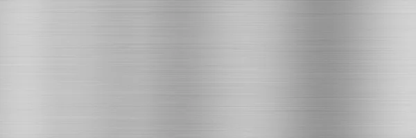 Brushed Metal Texture Neutral Background Large Banner — Stock Photo, Image