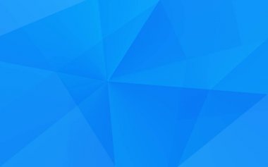 Soyut mavi poligonal arka plan boş zemin ile içerik için yer