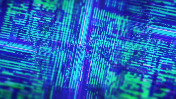 Абстрактный синий фон, связанный с компьютером — стоковое фото