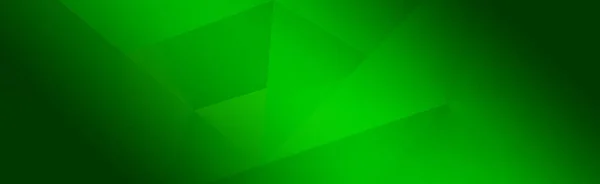 Fondo verde para banner ancho, plantilla de diseño —  Fotos de Stock