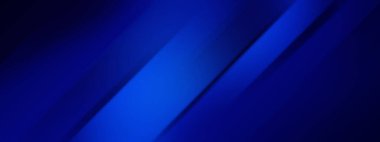 Geniş pankart - koyu mavi arkaplan