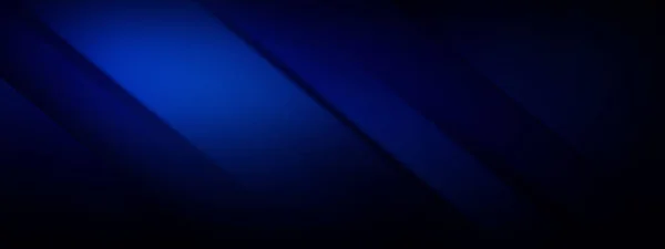 Brett banderoll - mörkblå bakgrund — Stockfoto