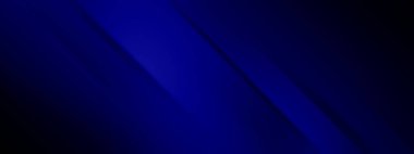 Geniş afiş afiş, tasarım şablonu - dijital illüstrasyon için koyu mavi arkaplan