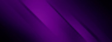 Geniş afiş afiş, tasarım şablonu - dijital illüstrasyon için koyu mor arkaplan