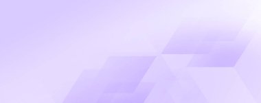 Açık mor pankart arkaplanı, boş şablon - soyut illüstrasyon