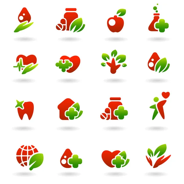 Collectie medische icons set — Stockvector