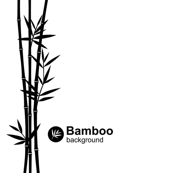 Fondo de bambú. Vector — Vector de stock