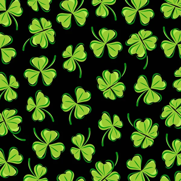 Leaf Clover Bakgrund Vektor — Stock vektor