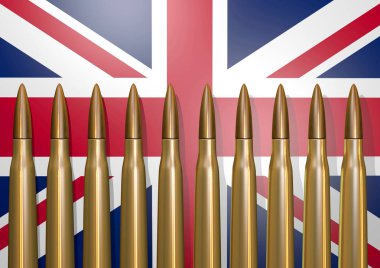 İngiltere'de, 3d render terörist saldırı