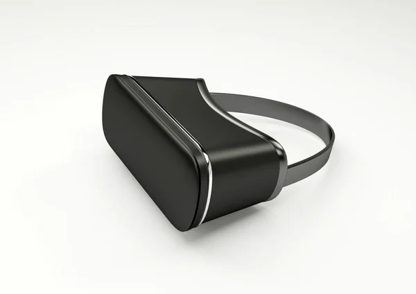 Na białym tle na białym tle, renderowania 3d okulary wirtualnej rzeczywistości — Zdjęcie stockowe