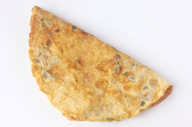 Basit ev yapımı yumurta omleti.