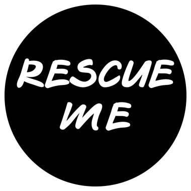 Siyah üzerine beyaz çıkartma yapıştırın, yardım isteyin. Çocuklara ve hayvanlara karşı şiddet içeren durumlar için uygun. Sığınma evlerindeki, evsizlerdeki, yetimhanedeki hayvanlar için yardım istemek.