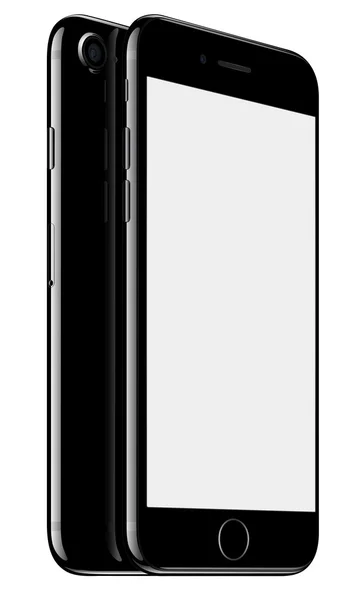 sahte telefon ön ve arka perspektif görünüm beyaz arka planda, yeni modern telefon vektör