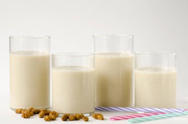 Kaplan fındık süt. horchata de chufa.