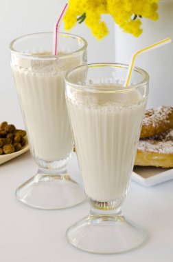 Kaplan fındık süt. horchata de chufa.