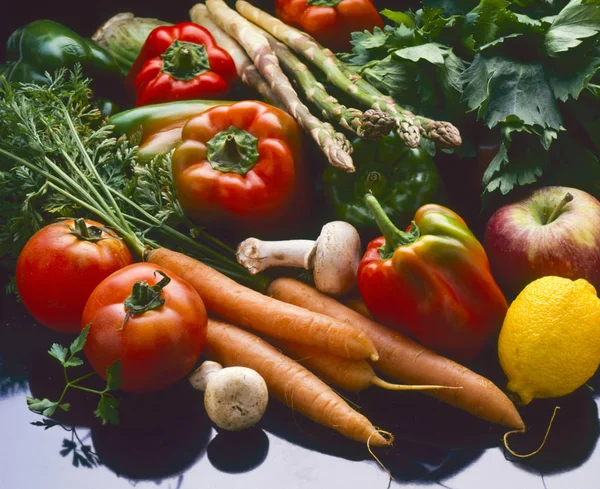 Gesunde Ernährung. Obst und Gemüse. — Stockfoto