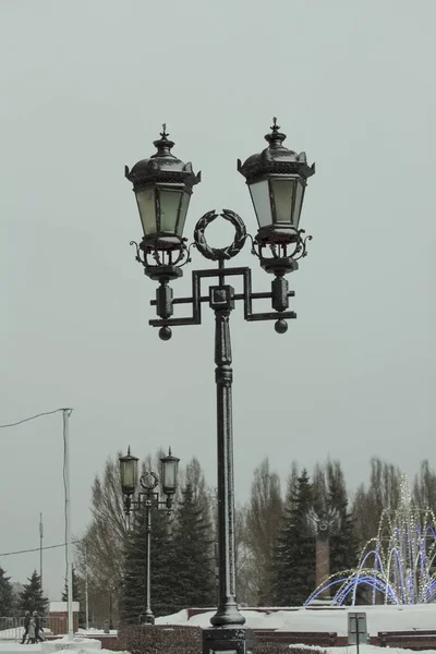 Лампа, свет, город — стоковое фото