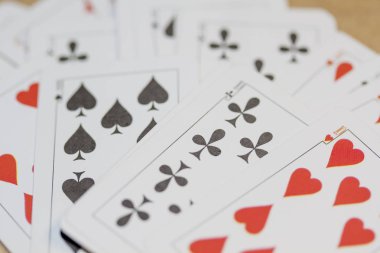 kartı, maça, oyun, kartları, takım elbise ace