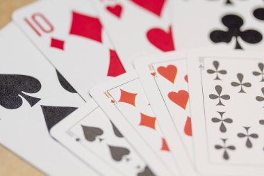 kartı, maça, oyun, kartları, takım elbise ace