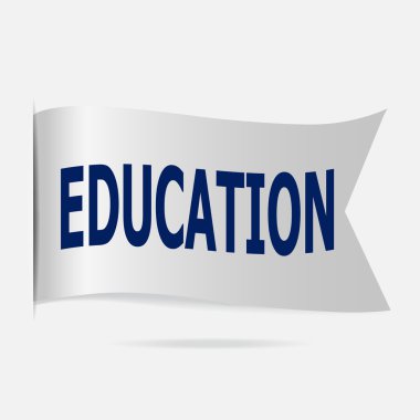 Eğitim etiket, gümüş şerit rozeti