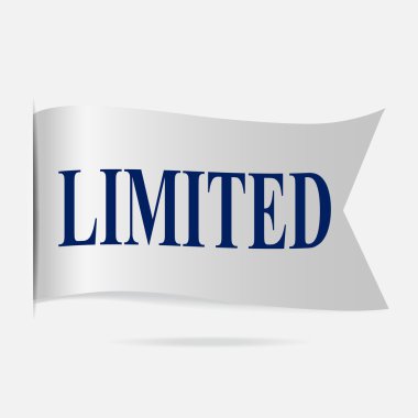 Sınırlı etiket, gümüş şerit rozeti