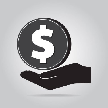 El simgesini para. Koruma, emniyet konsepti