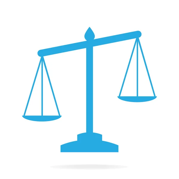 Justice scale icon — Stock Vector