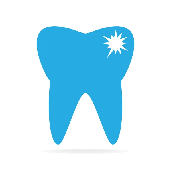 Caries dental, icono de caries dental — Archivo Imágenes Vectoriales