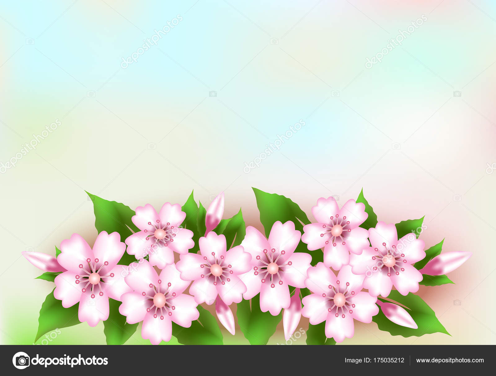 パステル カラー 自然の背景の花 ストックベクター C Keath369 パステル カラー 自然の背景の花 ストックベクター C Keath369