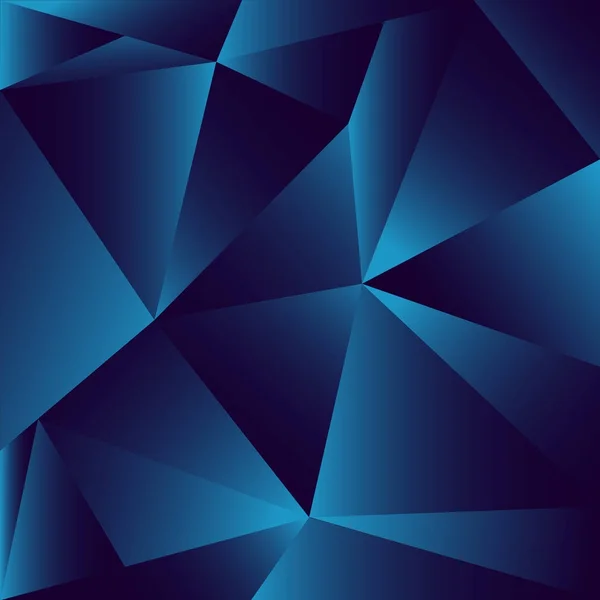 Blauw abstract veelhoek afbeelding achtergrond — Stockvector