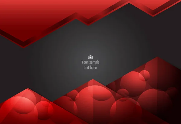 Czerwony i czarny Abstrakcja projektowania materiałów dla tła, karty, ann — Wektor stockowy