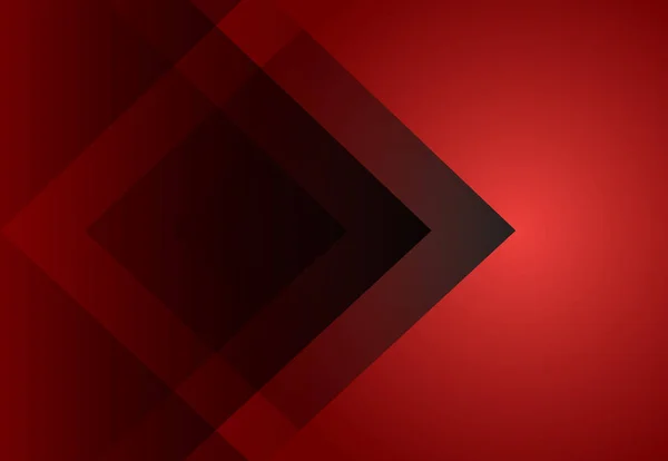 Czerwony i czarny deseń geometryczne materiał projekt streszczenie warstwy — Wektor stockowy