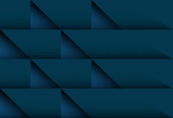 Fondo geométrico abstracto azul marino para tarjeta, busine anual — Vector de stock