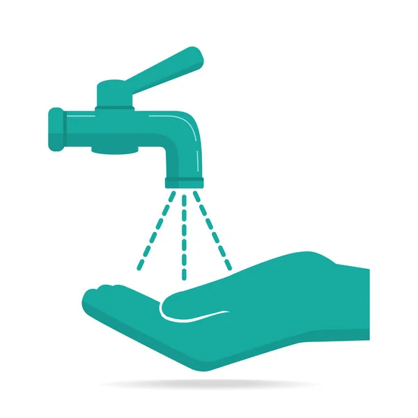 Washing Hand Icon Hygiene Icon Illustration — Stock Vector