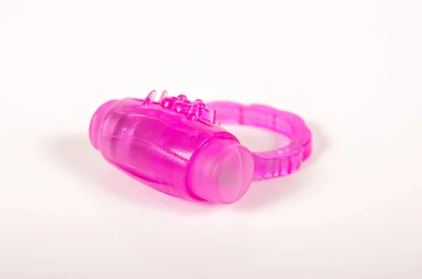 Penis ring sex stimulation toy isolated on the white background — Stock fotografie