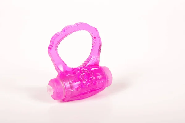 Penis ring sex stimulation toy isolated on the white background