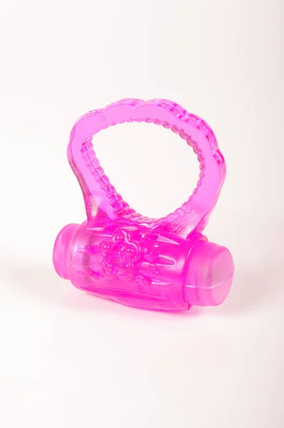 Penis ring sex stimulation toy isolated on the white background — Stock fotografie