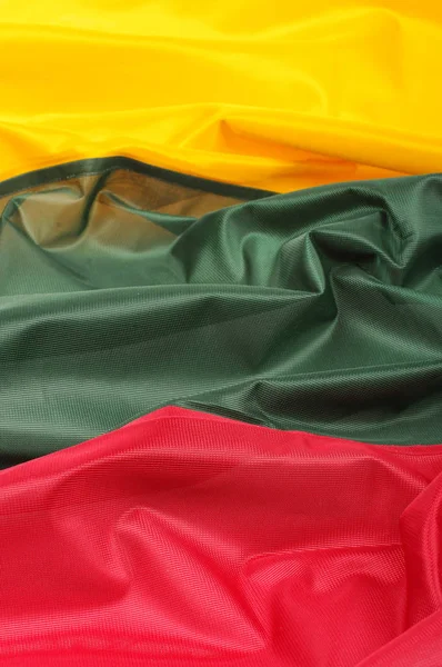 Abstract close up of Lithuania flag — Stock Photo, Image