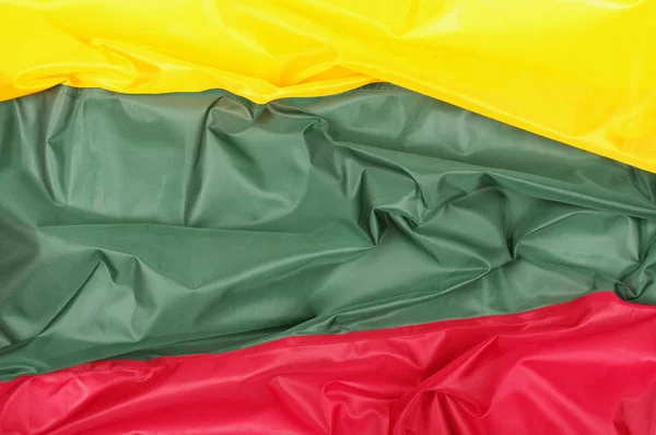 Abstract close up of Lithuania flag — Stock Photo, Image