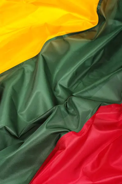 Abstract close up of Lithuania flag — Stock Photo, Image