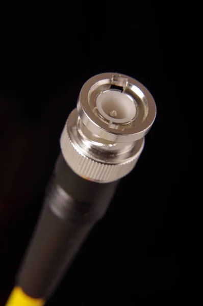 BNC connector of RF cable — Stock Photo, Image