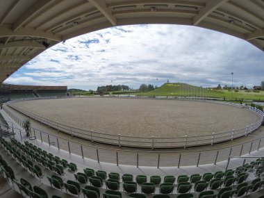 Geniş açı görünümünü Hipodrom armoni Park, Litvanya