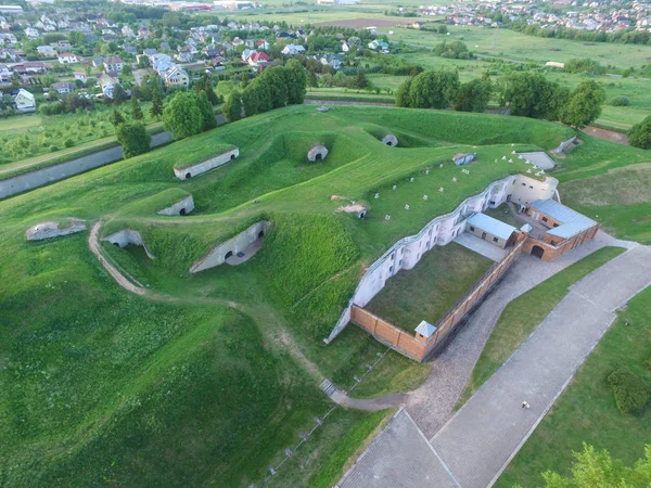 Ninth fort aerial view in Kaunas, Lithuania — Stock Photo, Image