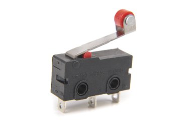 Tiny limit switch for mechanical movement and actuators limits clipart