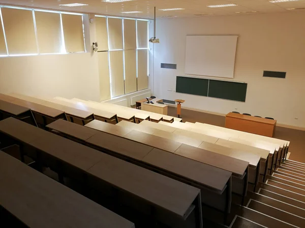 Empty Big Auditorium University — Stock Photo, Image