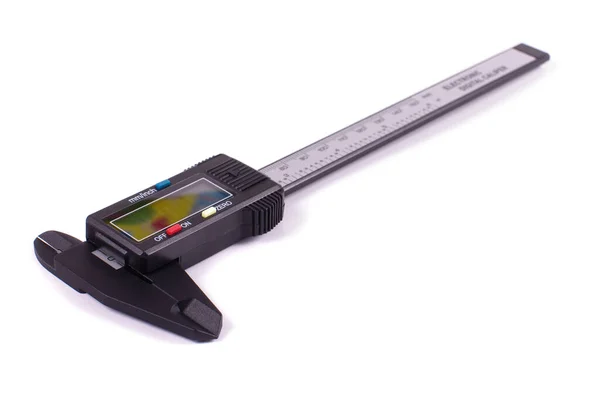 Precise Measurement Tool Carbon Fiber Caliper Isolated — Stock Photo, Image