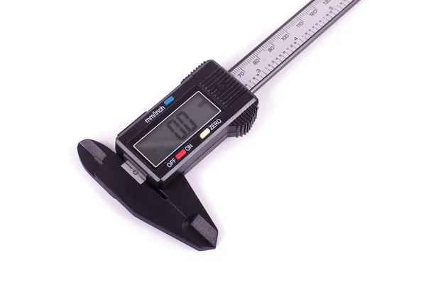 Precise Measurement Tool Carbon Fiber Caliper Isolated — Stock Photo, Image