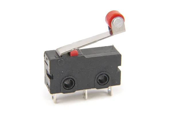 Tiny Limit Switch Mechanical Movement Actuators Limits — Stock Photo, Image