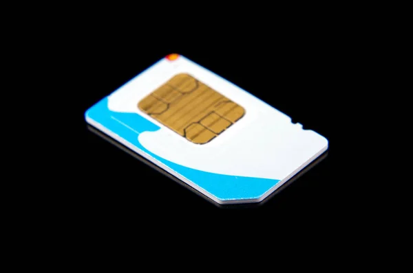 Carte Sim Identité Télécommunications Micro Gsm Pour Téléphones Cellulaires — Photo