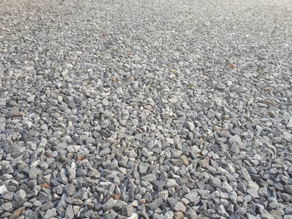 灰色の砂利のテクスチャトップビュー 小さな砂利の背景のクローズアップビュー — ストック写真